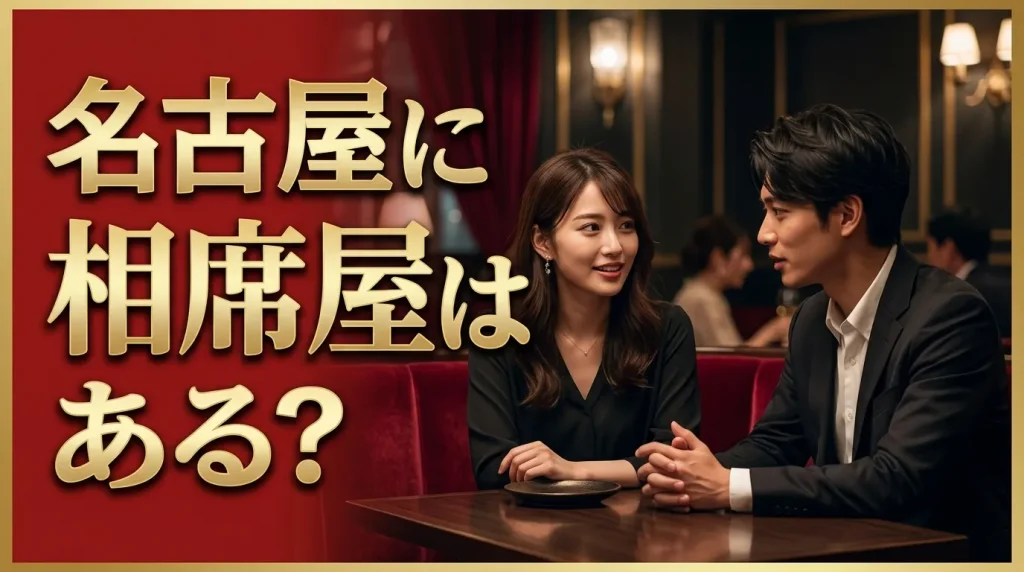 名古屋に「相席屋」はある? 名古屋に「相席屋」はある?