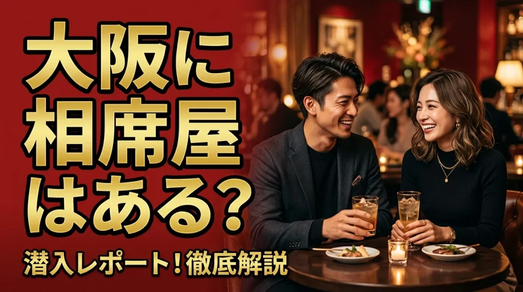 大阪に「相席屋」はある? 大阪に「相席屋」はある?