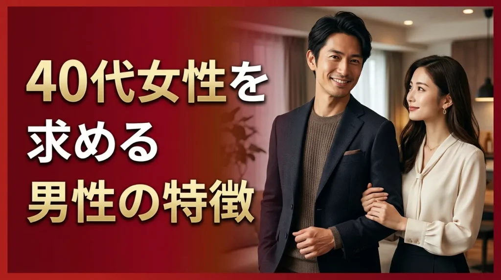40代女性を求めるパパ活男性の特徴 40代女性を求めるパパ活男性の特徴