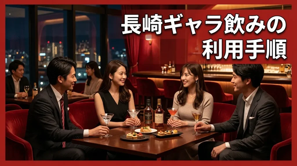 長崎ギャラ飲みの利用手順