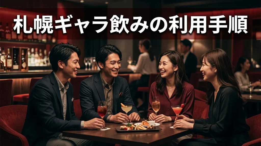 札幌ギャラ飲みの利用手順
