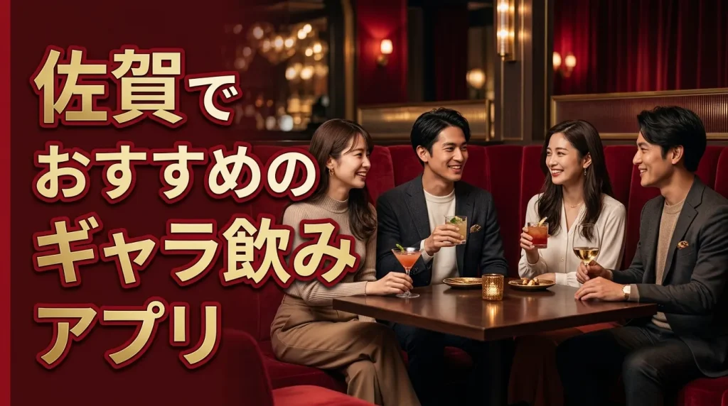 佐賀でおすすめのギャラ飲みアプリ5選