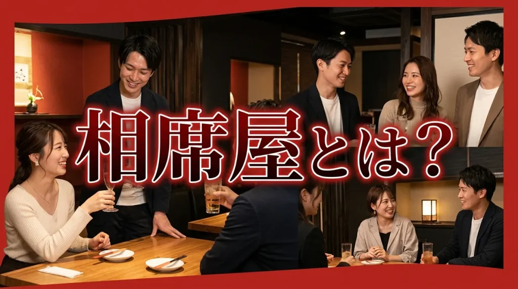 「相席屋」と相席ラウンジ、相席居酒屋との違い 「相席屋」と相席ラウンジ、相席居酒屋との違い