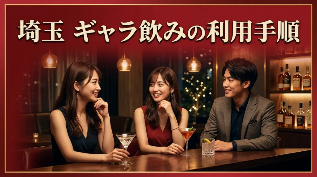 埼玉ギャラ飲みの利用手順