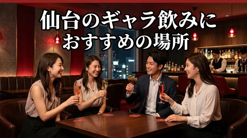 仙台のギャラ飲みにおすすめの場所5選 仙台のギャラ飲みにおすすめの場所5選