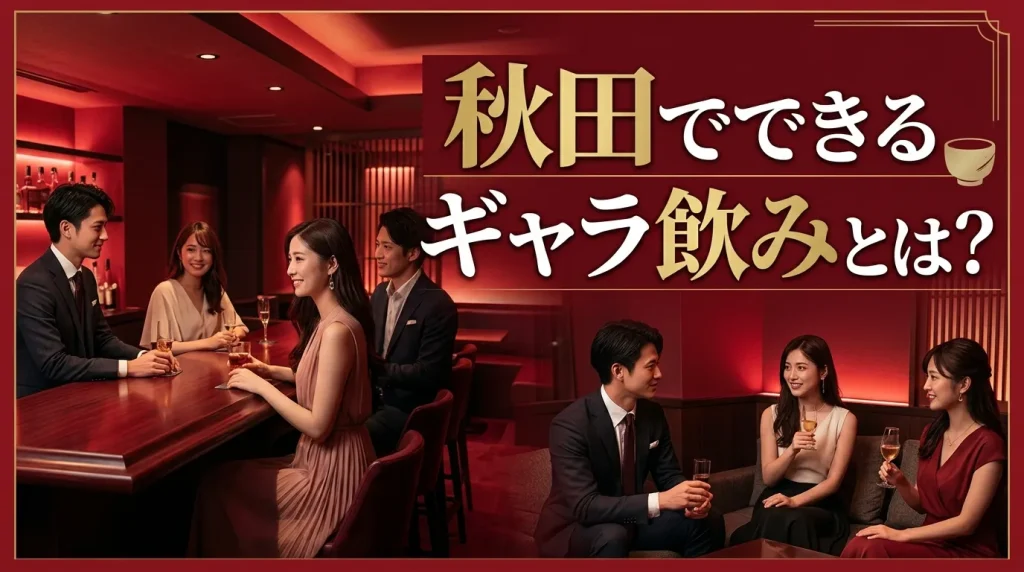 秋田でできるギャラ飲みとは?報酬の仕組みや内要 秋田でできるギャラ飲みとは?報酬の仕組みや内要