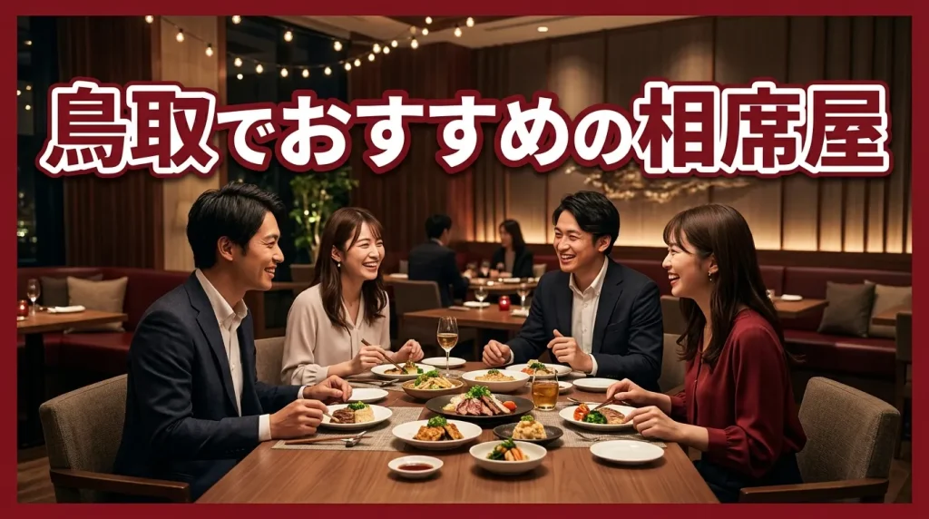 鳥取でおすすめの相席屋を3つ紹介! 鳥取でおすすめの相席屋を3つ紹介!