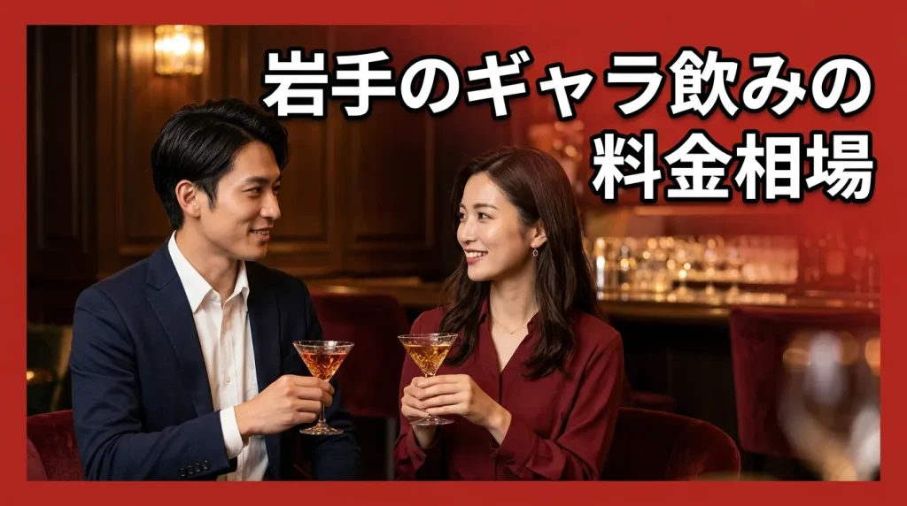 岩手のギャラ飲みはいくら？男女の料金相場を解説