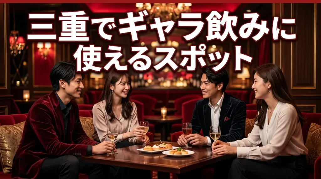 三重でギャラ飲みにも使えるスポットとは？知っておくと便利な場所5つ