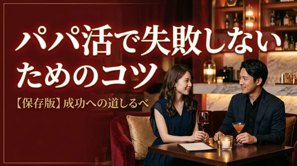 40代女性がパパ活で失敗しないためのコツ 40代女性がパパ活で失敗しないためのコツ