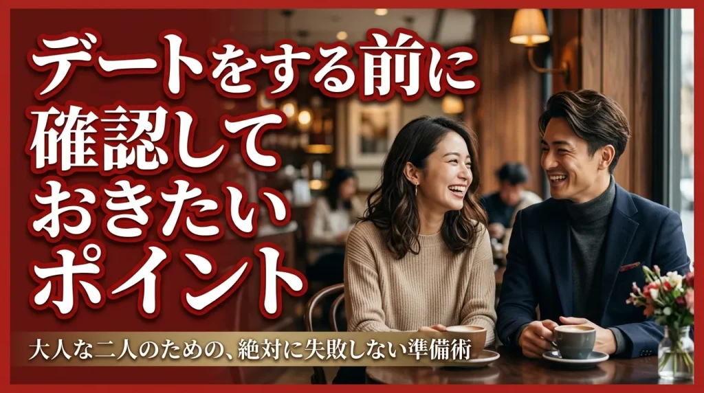 車内パパ活でデートをする前に確認しておきたいポイント