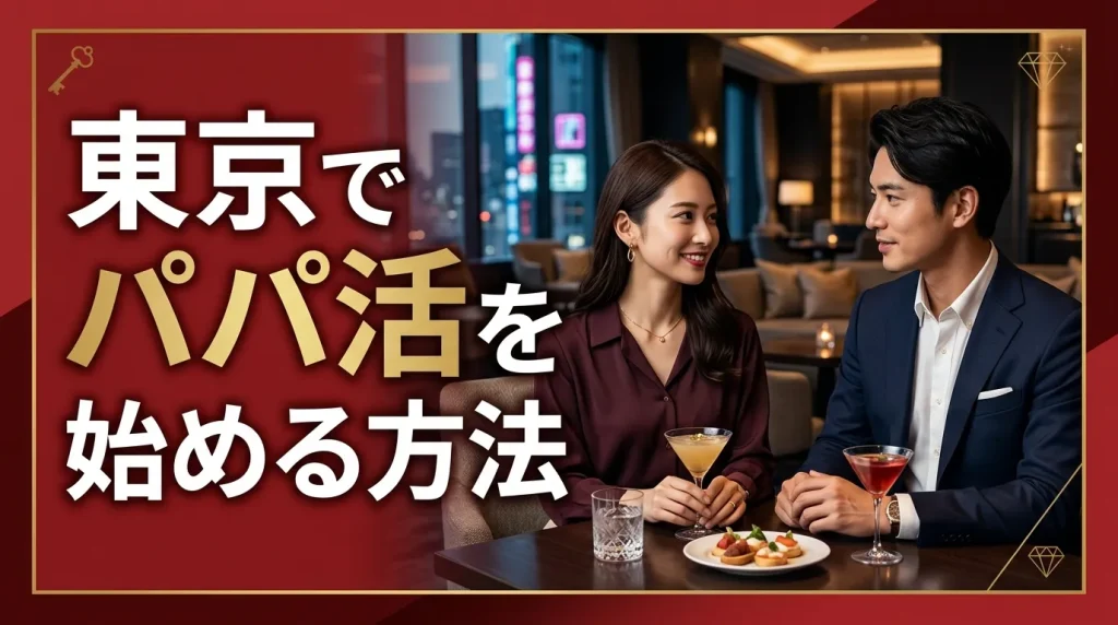 東京でパパ活を始める方法は?よく使われる方法 東京でパパ活を始める方法は?よく使われる方法