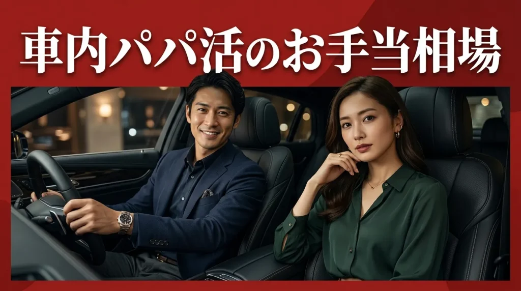 車内パパ活のお手当相場