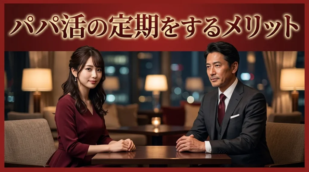 パパ活の定期をする3つのメリット