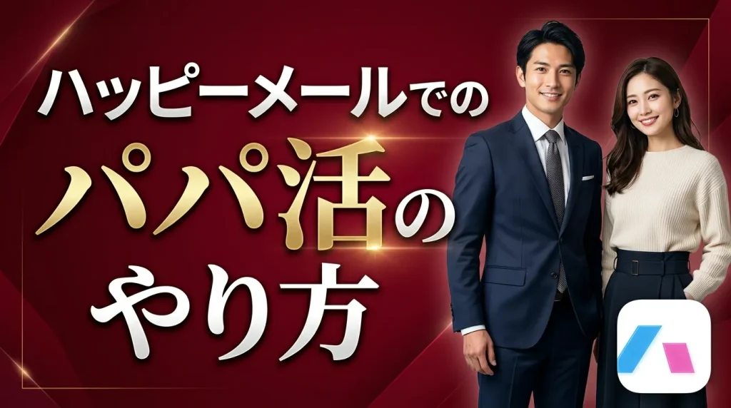 ハッピーメールでのパパ活のやり方 ハッピーメールでのパパ活のやり方