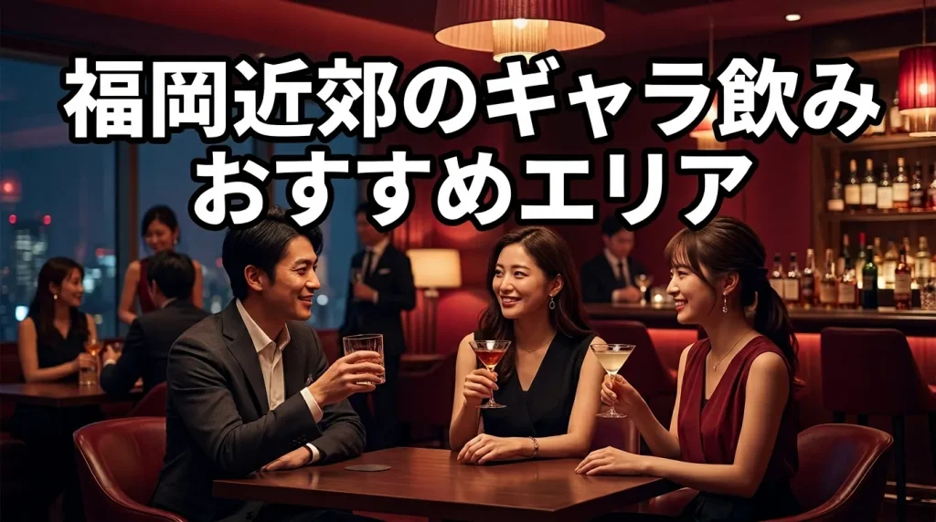 福岡近郊でギャラ飲みできるおすすめエリア