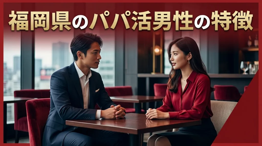 福岡県のパパ活男性の特徴