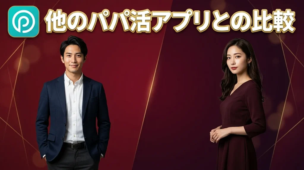Paters(ペイターズ)と他のパパ活アプリの比較