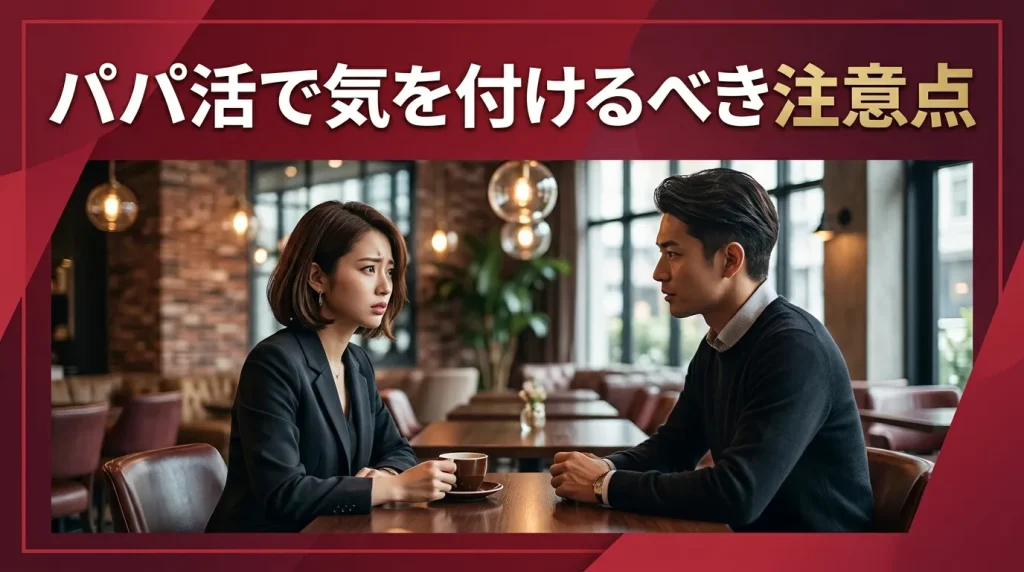 30代女性がパパ活で気を付けるべき注意点とは? 30代女性がパパ活で気を付けるべき注意点とは?