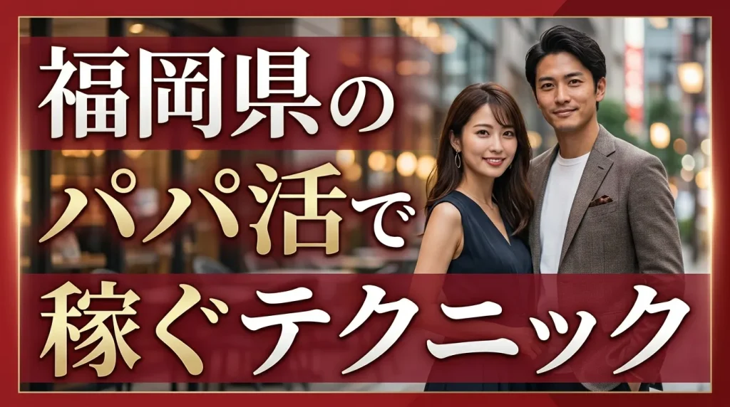 福岡県のパパ活で稼ぐテクニック