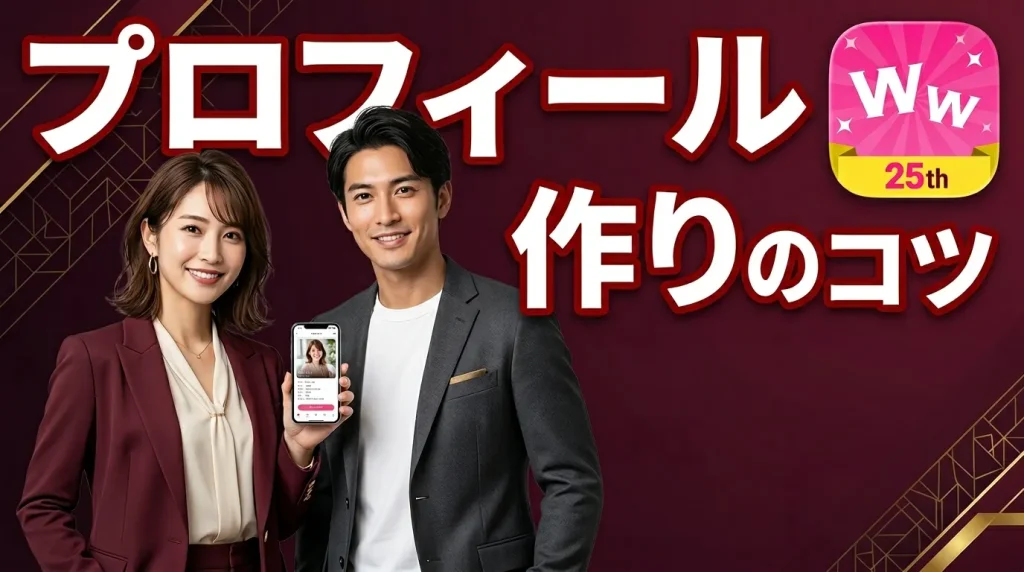 ワクワクメールで太パパと出会うためのプロフィール作りのコツ