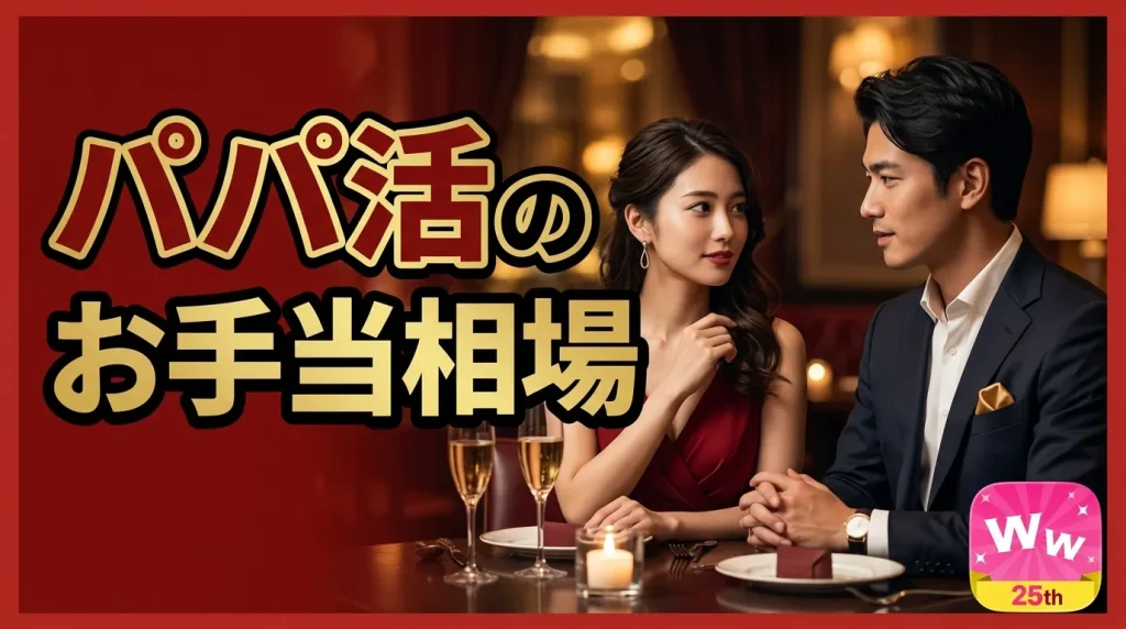 ワクワクメールでのパパ活のお手当相場