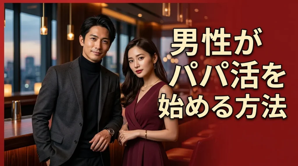 男性がパパ活を始める方法・流れ 男性がパパ活を始める方法・流れ