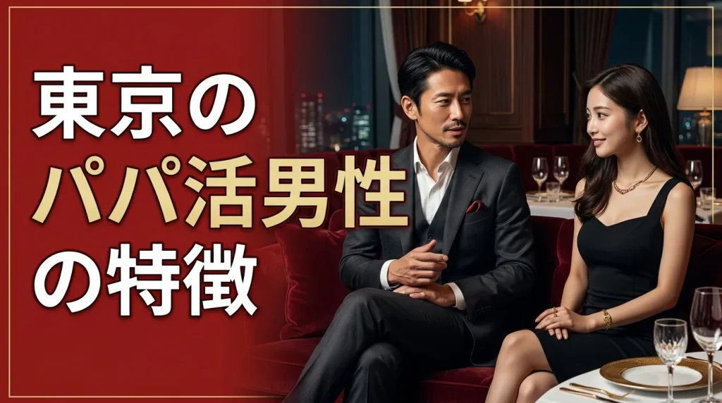 東京のパパ活男性の特徴 東京のパパ活男性の特徴