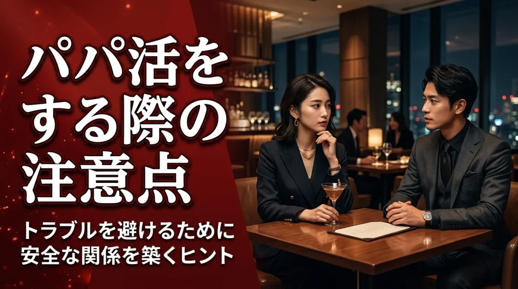 北海道でパパ活をする際の注意点 北海道でパパ活をする際の注意点