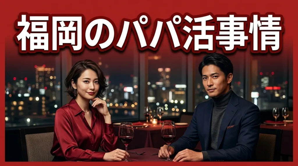 福岡のパパ活は富裕層の男性とパパ活女子のどちらも多い激戦区