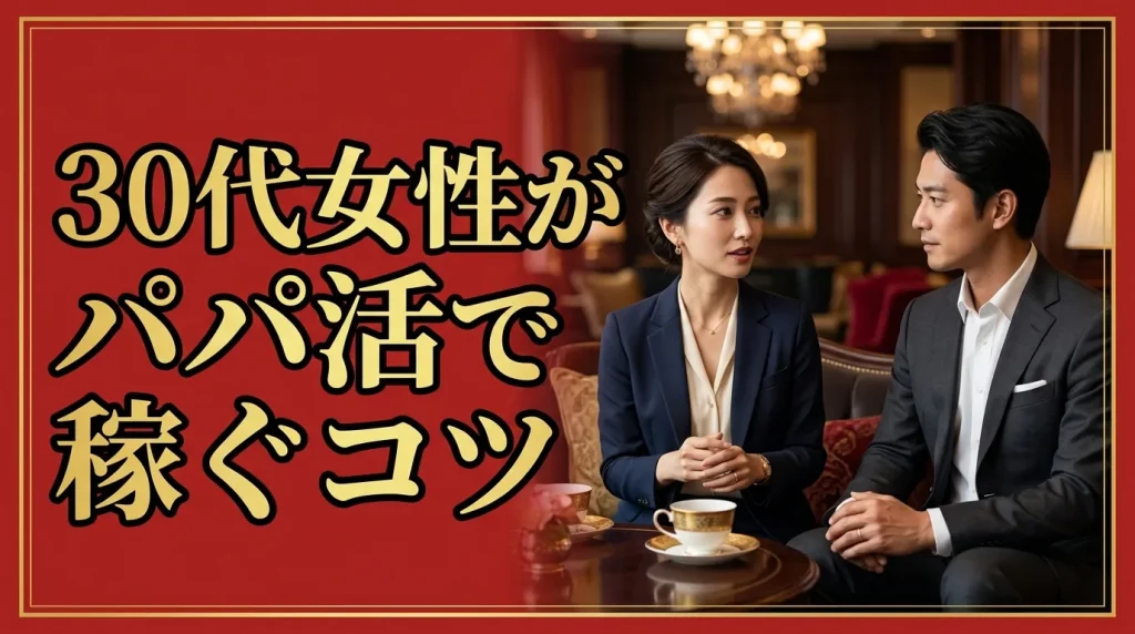 30代女性がパパ活で稼ぐコツとは? 30代女性がパパ活で稼ぐコツとは?
