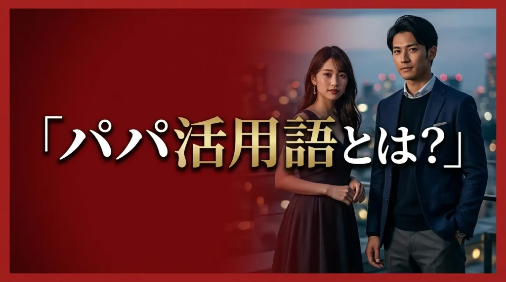 パパ活用語とは? パパ活用語とは?