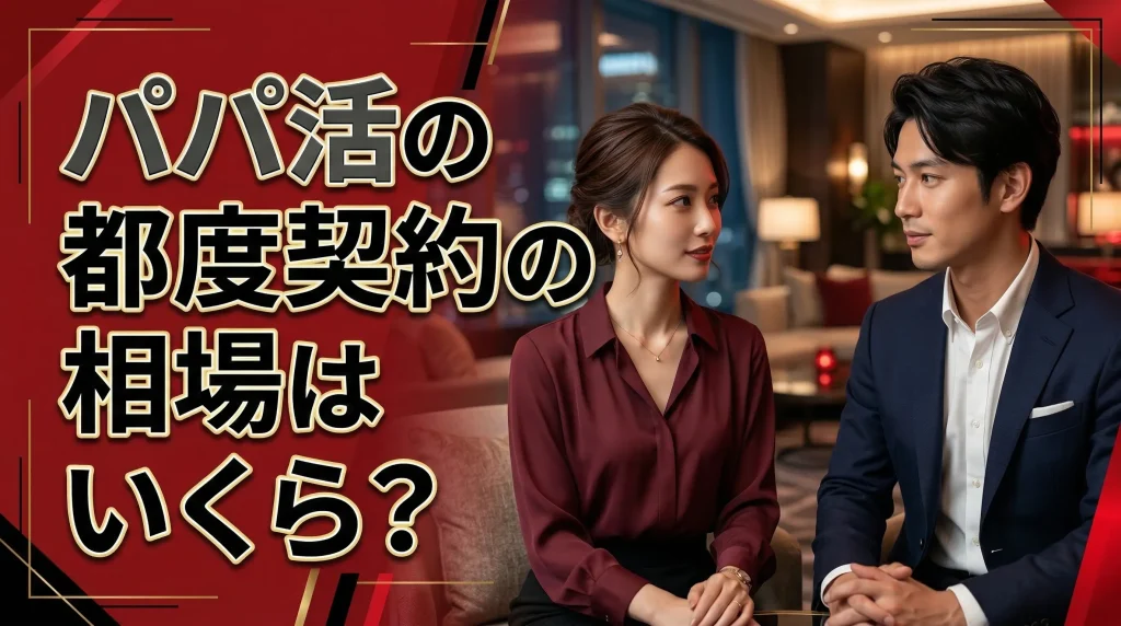 デートの内要別のパパ活都度の相場はいくら？