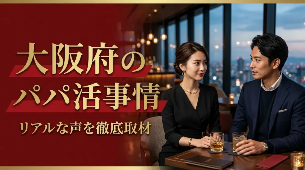 大阪府のパパ活事情を紹介