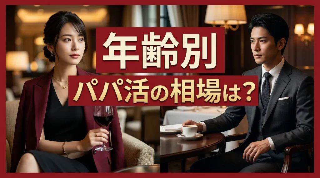 年齢別のパパ活の定期・都度の相場はいくら？