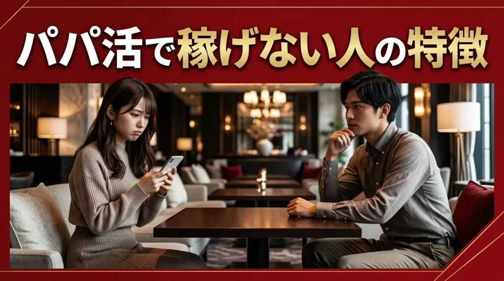 30代女性でパパ活で稼げない人の特徴とは? 30代女性でパパ活で稼げない人の特徴とは?