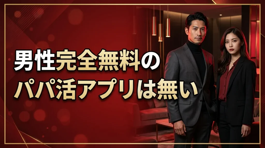 男性が完全無料で完結できるパパ活アプリ・サイトは無い 男性が完全無料で完結できるパパ活アプリ・サイトは無い