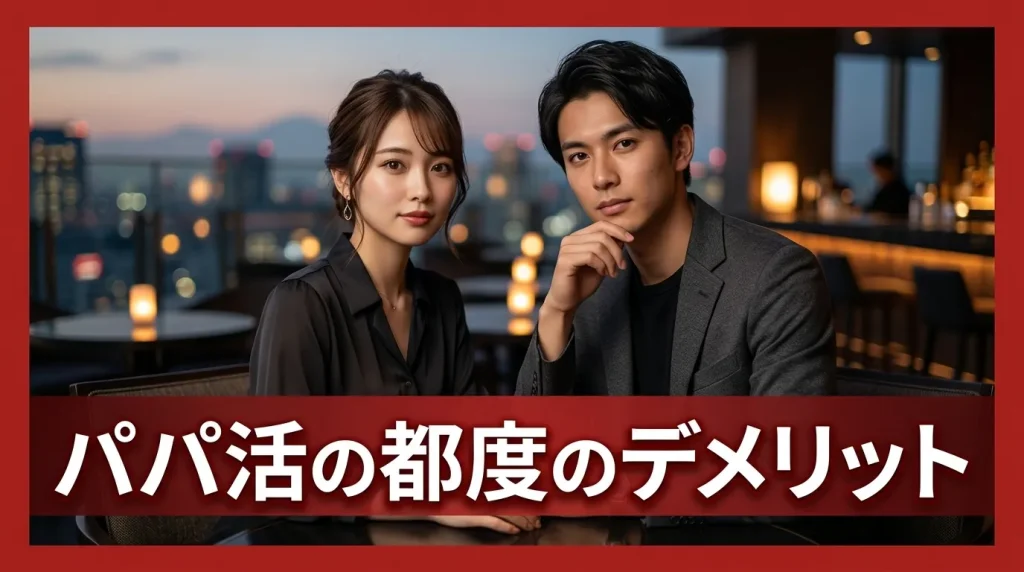 パパ活の都度の3つのデメリット
