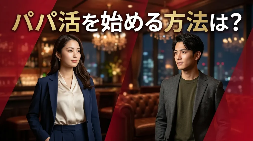 30代女性がパパ活を始める方法は? 30代女性がパパ活を始める方法は?