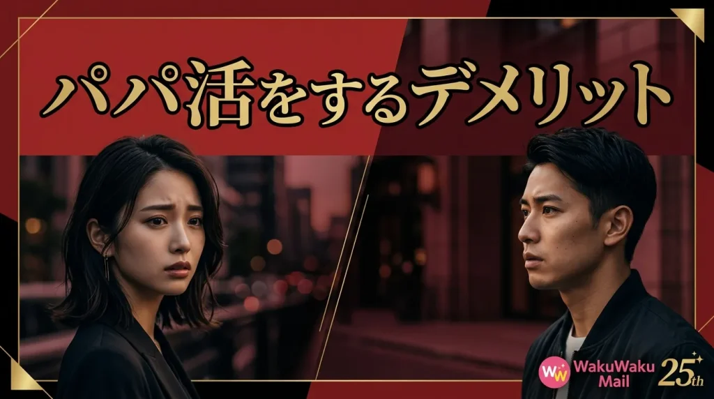 ワクワクメールでパパ活をするデメリット