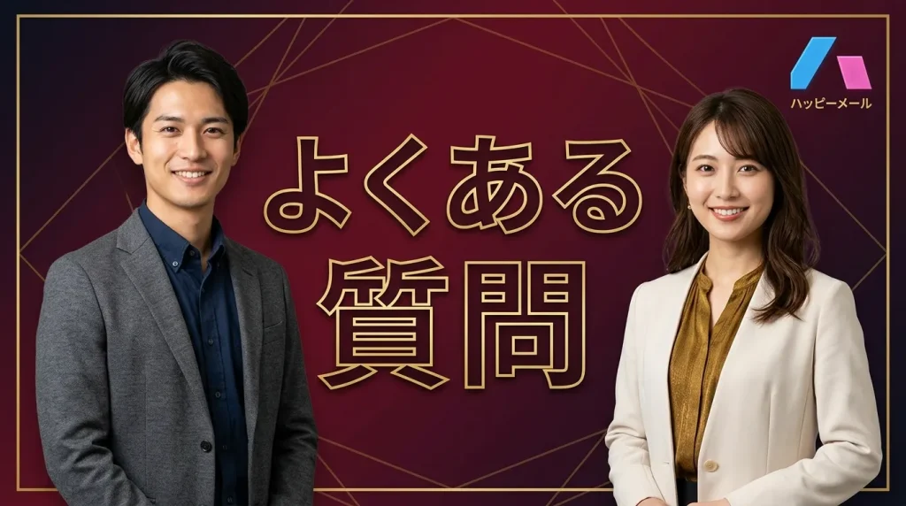 ハッピーメールのパパ活に関するよくある質問 ハッピーメールのパパ活に関するよくある質問