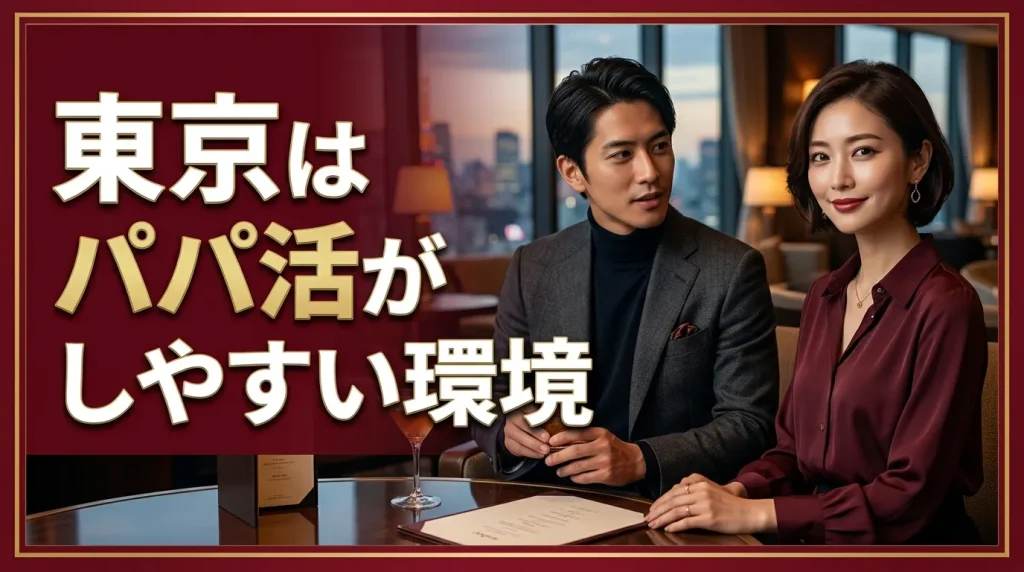 東京は圧倒的にパパ活がしやすい環境だがライバルのレベルも高いエリア 東京は圧倒的にパパ活がしやすい環境だがライバルのレベルも高いエリア