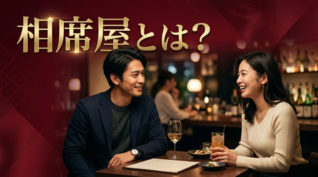 「相席屋」と相席ラウンジ、相席居酒屋との違い 「相席屋」と相席ラウンジ、相席居酒屋との違い