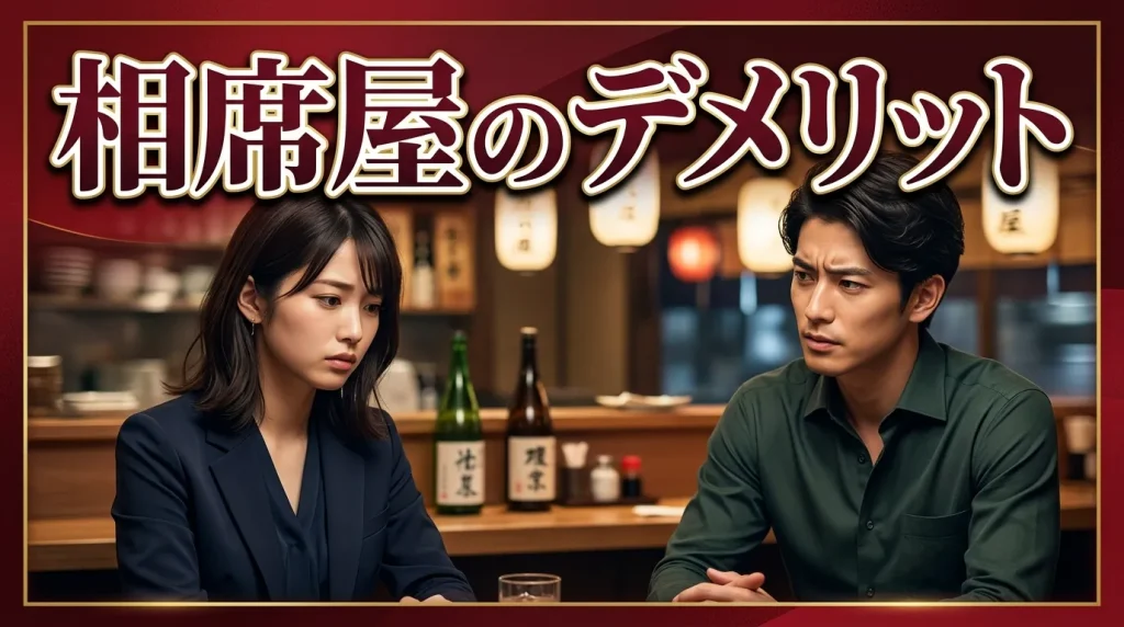 相席屋のデメリット