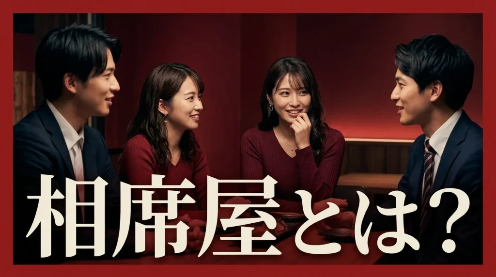 「相席屋」と相席ラウンジ、相席居酒屋との違い