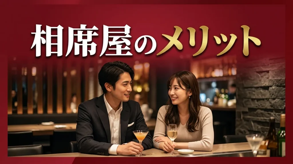 相席屋のメリット 相席屋のメリット