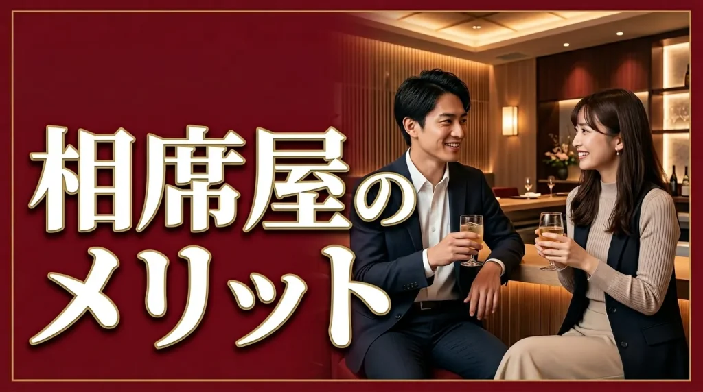 相席屋のメリット 相席屋のメリット