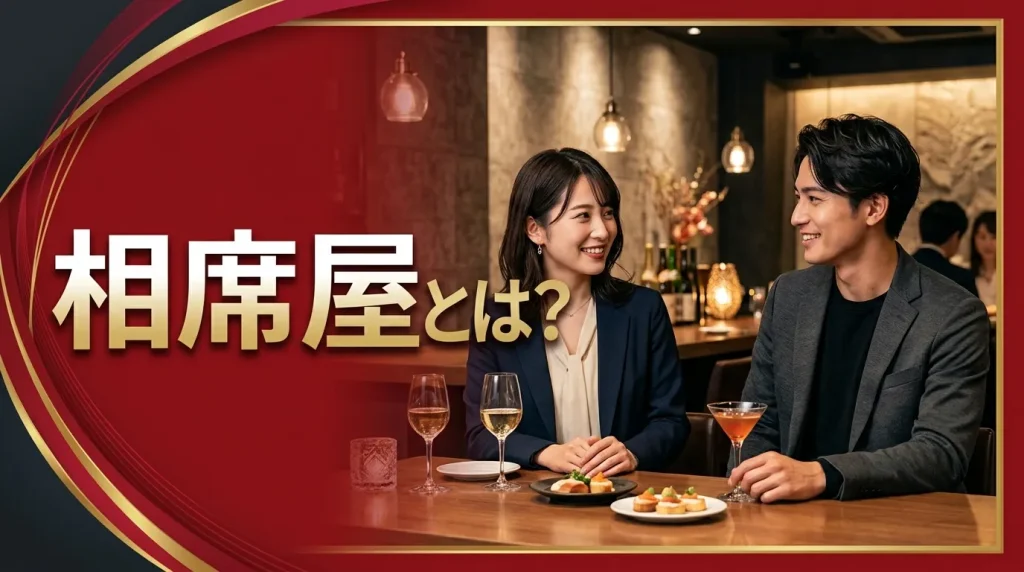 「相席屋」と相席ラウンジ、相席居酒屋との違い 「相席屋」と相席ラウンジ、相席居酒屋との違い