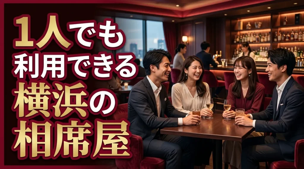 1人でも利用できる横浜のおすすめの相席屋・相席居酒屋 1人でも利用できる横浜のおすすめの相席屋・相席居酒屋