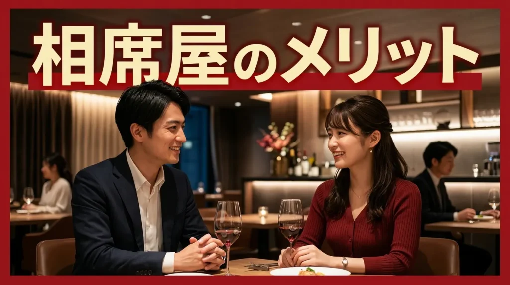 相席屋のメリット 相席屋のメリット